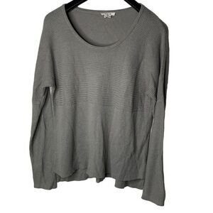 Helmut Lang sweater long sleeve deep crew neck knit size large